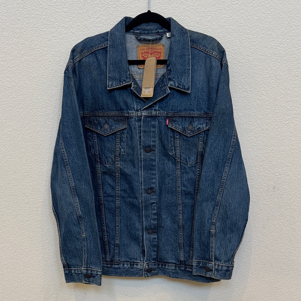 Levi's Men's Dark Blue Denim Jacket
